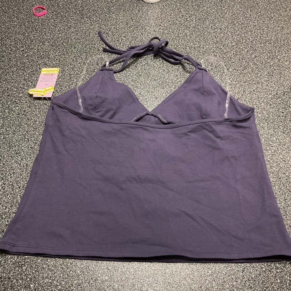 NWT Wild Fable Graphite Purple Halter Top XL - Picture 4 of 6